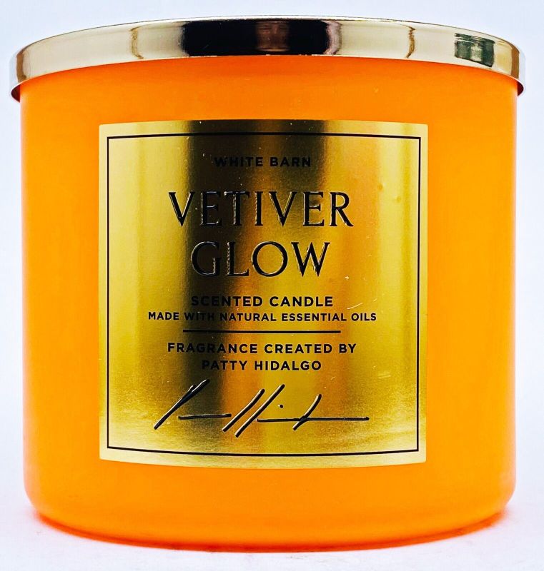 Photo 1 of 1 Bath & Body Works VETIVER GLOW Large 3-Wick Scented Candle 14.5 Oz
