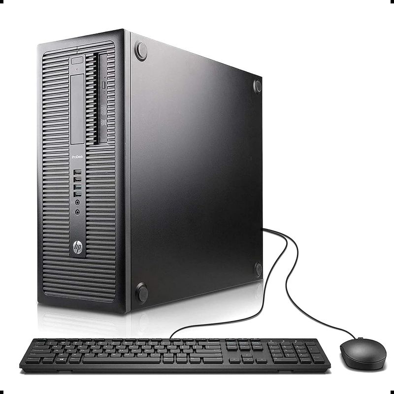 Photo 1 of Fastest hp Desktop Business Tower Computer PC (Intel Ci5-4570, 16GB Ram, 2TB HDD + 120GB SSD, Wireless WiFi, Display Port, USB 3.0) Win 10 Pro (Renewed)