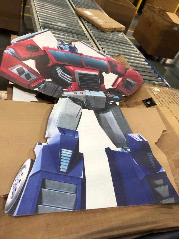 Photo 3 of Cardboard People Optimus Prime Cardboard Cutout Standup - Transformers: EarthSpark (TV Series) Optimus Prime One Size