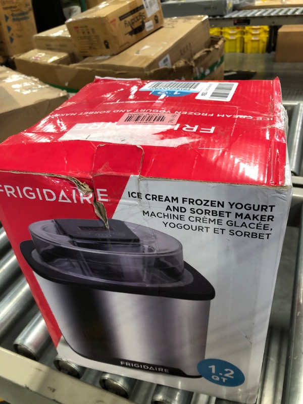Photo 2 of Frigidaire Stainless Steel Ice Cream/Frozen Yogurt/Sorbet Maker EICMR020-SS