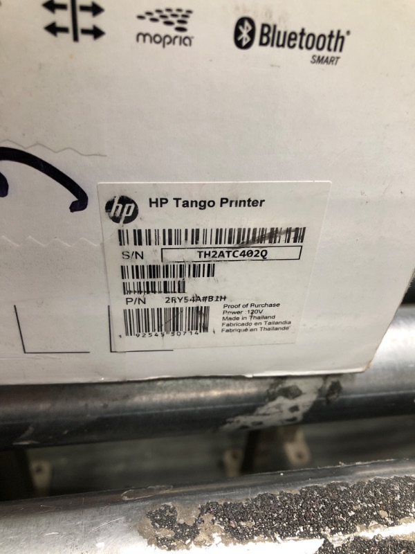 Photo 1 of HP - Tango Wireless Instant Ink Ready Inkjet Printer - Wisp Gray