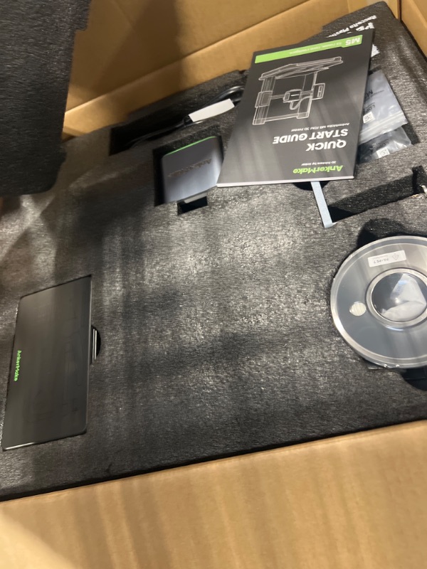 Photo 1 of AnkerMake M5 3D Printer, FDM 3D Printer, 5X Faster and Extra Intelligent, Cut Print Time by 70%, Smooth 0.1 mm Detail, Error Detection with AI Camera, Auto-Leveling, Integrated Die-Cast Aluminum Alloy