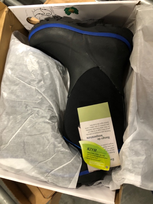 Photo 1 of Muck Boot Unisex-Child Boot Kids Slushmaster (Element) 2 Big Kid Black/Blue