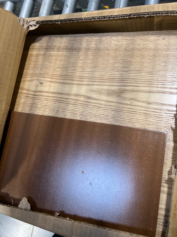 Photo 1 of MaxSmeo Modern Nightstand Rattan Side Table with Storage, Farmhouse End Table for Living Room, Bedroom and Small Spaces, Accent Bedside Tables with Solid Wood Legs, Easy Assembly (Natural Walnut) Top-natural Walnut