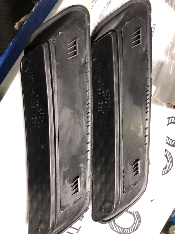 Photo 1 of Moonlinks Compatible with 2010-2019 Dodge Ram Hood Vent Bezels 1500 2500 3500,Ram Air Hood Scoop Bonnet Replace Left&Right Side,Engine Hood Air Vent Outlet Cover Trim Black,68324991AA LH/68324990AA RH