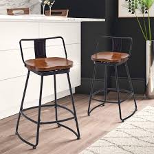 Photo 3 of  Home Bar Stools Industrial Metal bar Stools Counter Height Stools Dining Chair 