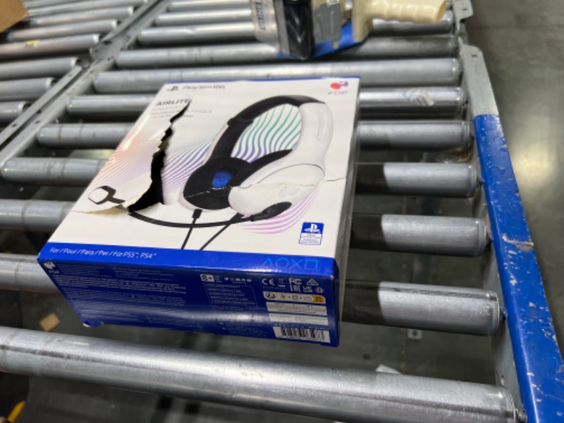Photo 1 of PDP AIRLITE Headset with Mic for PS5, PS4, PC - Frost White PlayStation White