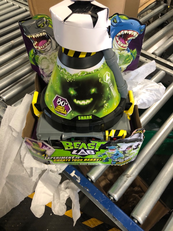 Photo 3 of Beast Lab – Shark Beast Creator. Add Ingredients & Follow The Experiment's Steps to Create Your Beast! with Real Bio Mist & 80+ Lights, Sounds and Reactions – Shark Style May Vary Sharks