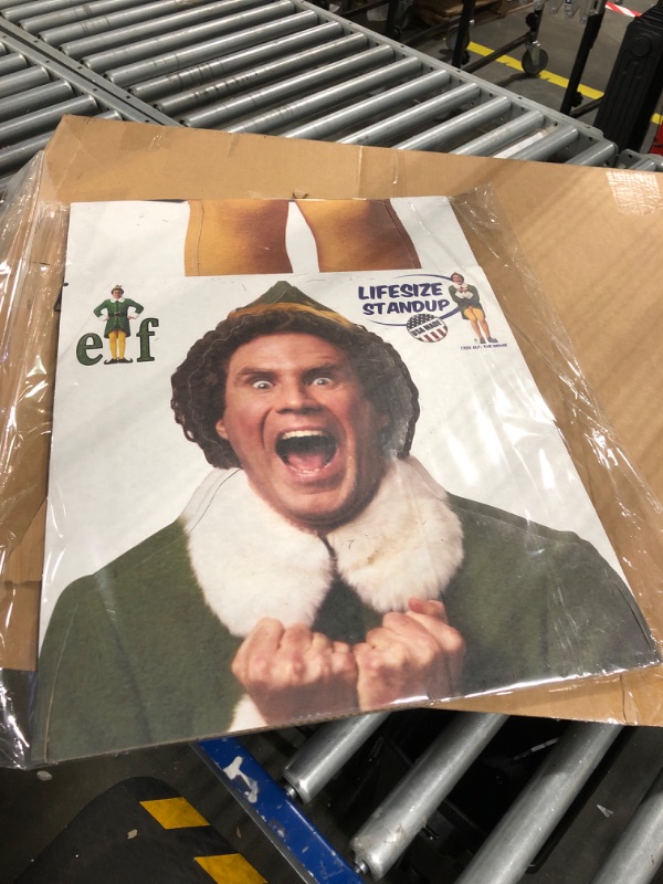 Photo 1 of Advanced Graphics Buddy The Elf Excited Life Size Cardboard Cutout Standup - Elf (2003 Film) Buddy "Excited"