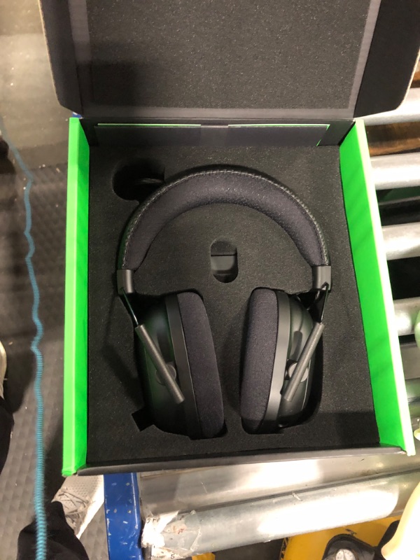 Photo 3 of NEW Razer BlackShark V2 Pro Wireless Gaming Headset 2023 Edition: 50MM Titanium Drivers - HyperClear Super Wideband Mic - Noise-isolating Earcups - Ultra-Soft Memory Foam- 70 Hour Battery Life - Black Black Generation 2