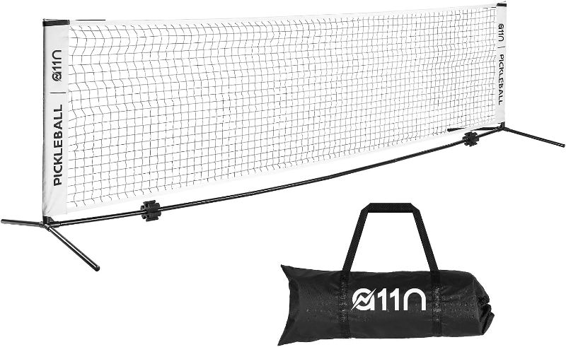 Photo 1 of 
A11N Portable Pickleball Net for Driveway & Backyard, 11ft/14ft/20ft Versatile Net for Junior Tennis, Soccer Tennis - Easy Setup Net with a Bungee Cord...