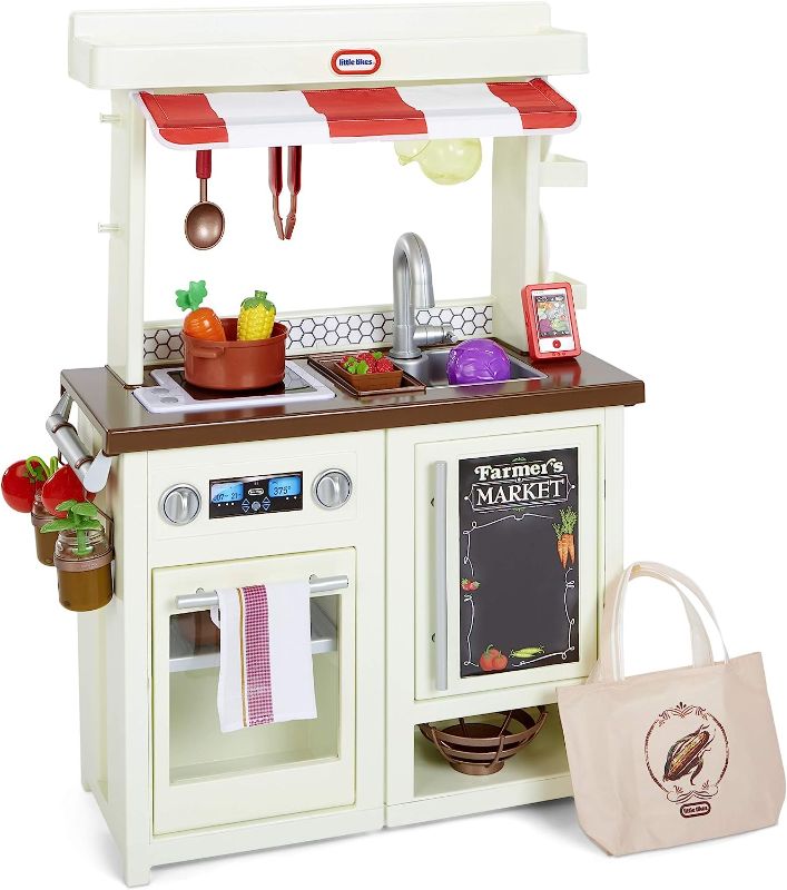 Photo 1 of 
Little Tikes First Market Kitchen Pretend Play Kitchen w/Over 20 Accessories