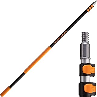 Photo 1 of 7-24 ft Telescopic Extension Pole with Twist-on Metal Tip - Lightweight and Sturdy for Painting, Dusting and Window Cleaning