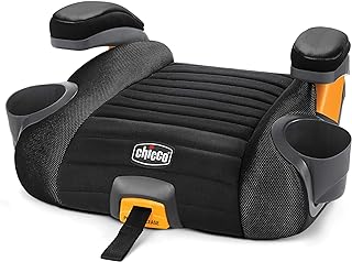 Photo 1 of Chicco GoFit Plus Backless Booster Car Seat with LATCH Attachment and Quick-Release LATCH Removal, Portable Travel Booster Seat for children 40-110 lbs. | Iron/Black