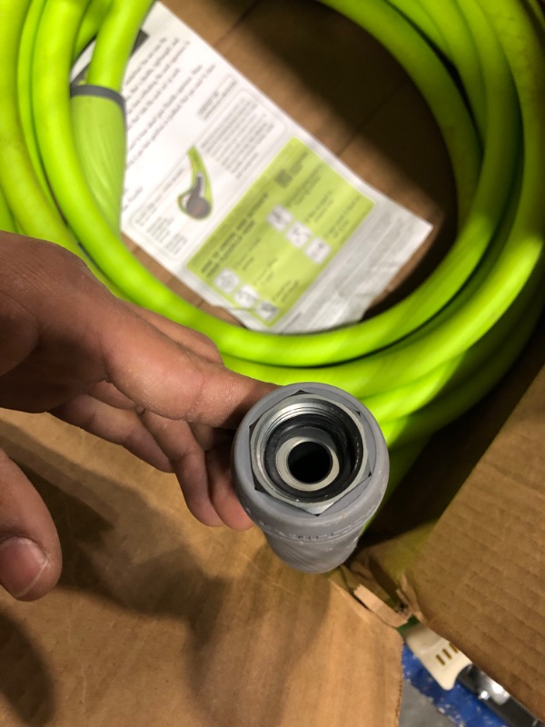 Photo 3 of Flexzilla Garden Hose 5/8 in. x 25 ft, Heavy Duty, Lightweight, Drinking Water Safe, ZillaGreen - HFZG525YW-E 5/8" x 25' (feet) Hose