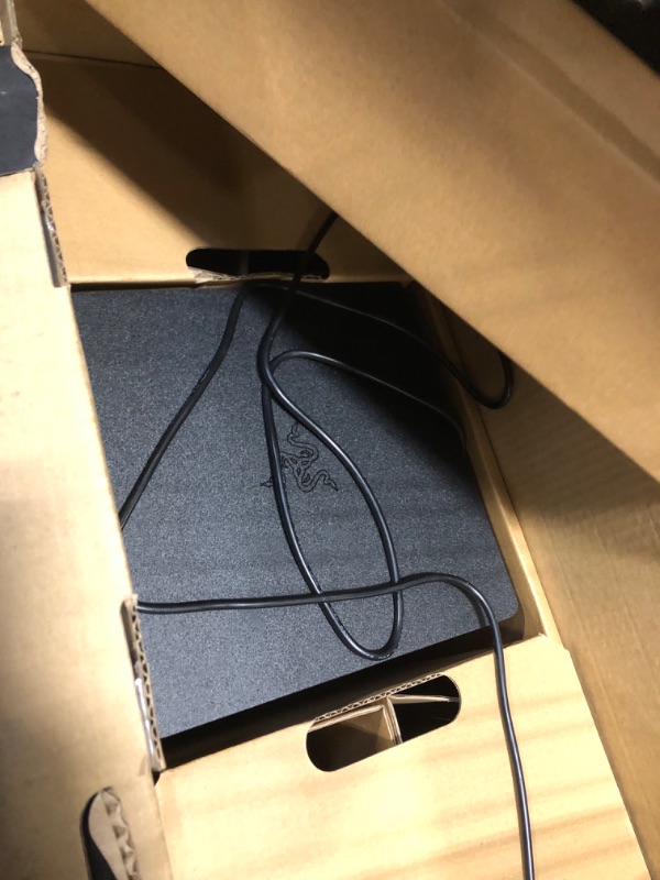Photo 1 of Razer Leviathan V2: Multi-Driver PC Gaming Soundbar with Subwoofer & Base Station V2 Chroma: Chroma RGB Lighting - Non-Slip Rubber Base - Designed for Gaming Headsets - Classic Black Leviathan V2 Soundbar+ Base Station V2 Chroma