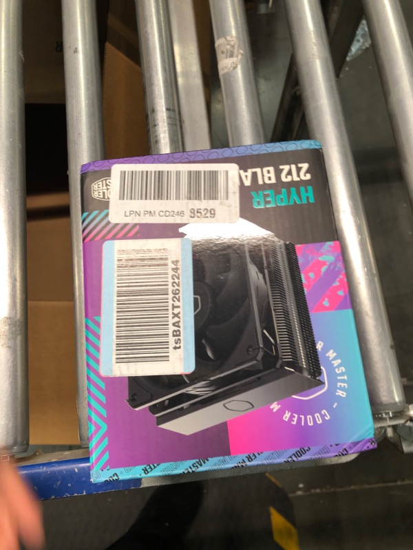 Photo 1 of Cooler Master Hyper 212 Black CPU Air Cooler, SickleFlow 120 Edge Fan, Aluminum Top Cover, 4 Copper Heat Pipes, CryoFuze, 152mmTall,Brackets AMD Ryzen AM5/AM4, Intel LGA1700/1200 (RR-S4KK-25SN-R1)