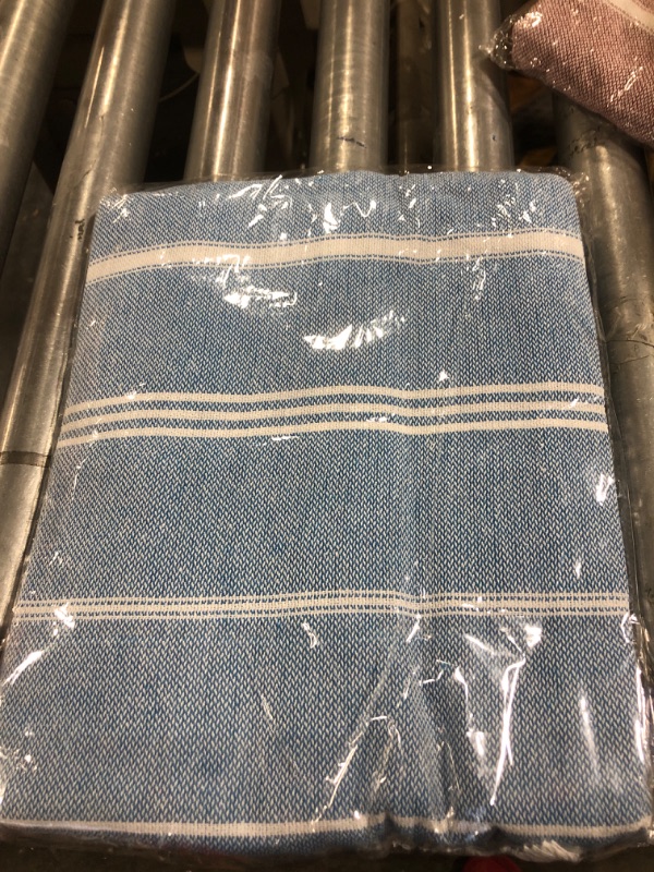 Photo 1 of  Turkish Beach Towel - 100% Cotton Turkish Towel - Pre Washed - No-Shrink - Quick Dry - Soft 39x71 - Large Beach Towels Clearance Oversized - 
