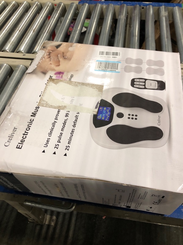 Photo 1 of Creliver Neuropathy Relief Machine(FSA HAS Eligible), EMS Foot Massager for Neuropathy Pain, Electric Muscle Pulse Massage Therapy Foot Reflexology, Feet Legs Nerve Muscle Stimulator for Circulation