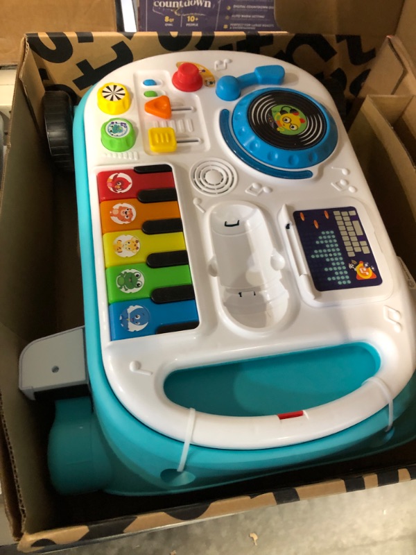 Photo 1 of Baby Einstein Musical Mix ‘N Roll 4-in-1 Push Walker, Activity Center, Toddler Table and Floor -Toy for 6 Months+, Blue