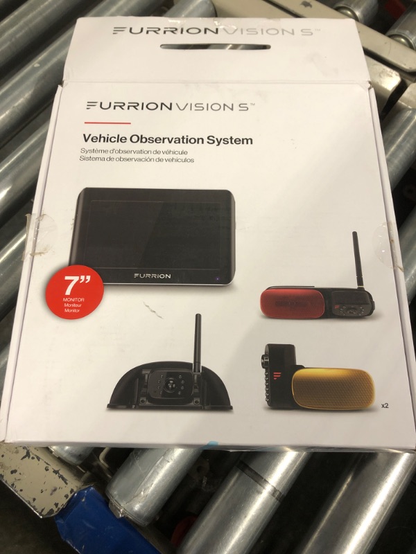 Photo 2 of Furrion Vision S 4-Camera Wireless RV Backup System with 7-Inch Monitor, 1 Rear Sharkfin, 1 Doorway Security, 2 Side Cameras, Infrared Night Vision, Wide-Angle View, Hi-Res, Waterproof - FOS07TAPM 7" + 4 Cameras Monitor