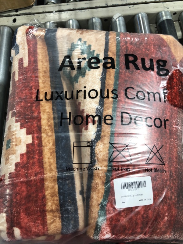 Photo 2 of 4x6 Rug Area Rug of The Caucasian Kilim Non-Slip Floor Mat Indoor Outdoor Carpet Home Decor for Living Room Bedroom Kids Room Throw Rugs Runner Rug