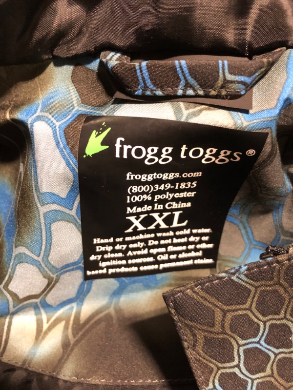 Photo 4 of FROGG TOGGS Men's Ftx Armor Premium Waterproof Rain, Fishing/Anglers Jacket