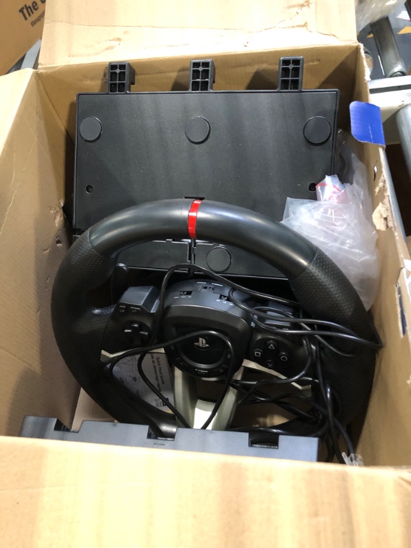 Photo 3 of HORI Racing Wheel Apex for Playstation 5, PlayStation 4 and PC - Officially Licensed by Sony - Compatible with Gran Turismo 7