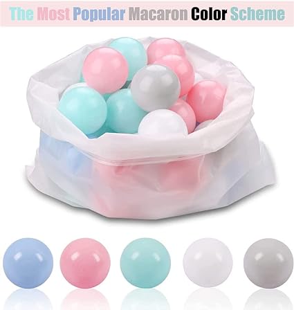 Photo 1 of 50 Soft Plastic Ball Pit Balls - Plastic Toy Balls for Kids - Ideal Baby Toddler Ball Pit, Ball Pit Play Tent, Baby Pool Water Toys, Kiddie Pool, Party Decoration, Photo Booth Props Mocha Color