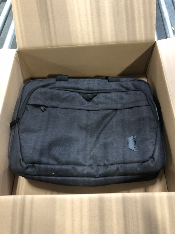 Photo 1 of 17.3 Inch Laptop Bag,BAGSMART Expandable Briefcase,Computer Bag Men Women,Laptop Shoulder Bag,Work Bag Business Travel Office,Lockable (Black-17.3 inch)