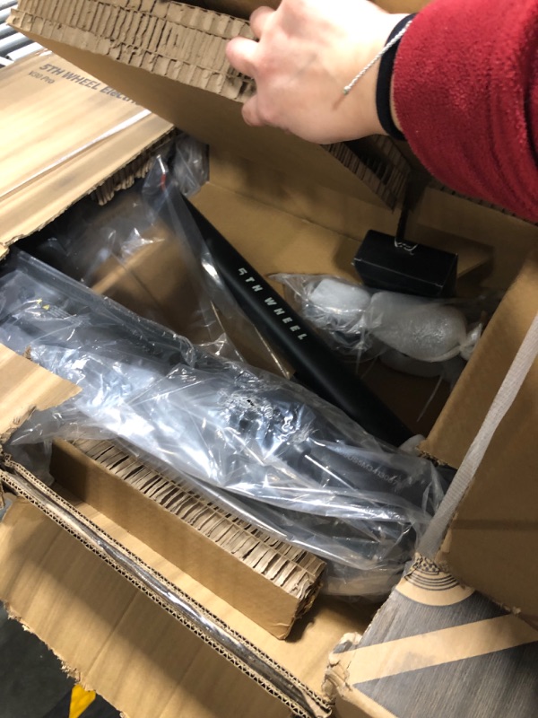 Photo 1 of 5TH WHEEL V30PRO Electric Scooter with Turn Signals - 19.9 Miles Range & 18 MPH, 350W Motor, 10" Inner-Support Tires, Dual Braking System and Cruise Control, Foldable Electric Scooter for Adults V30PRO/19.9 Miles/18 Mph