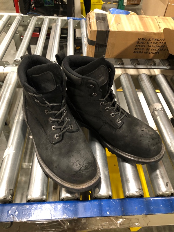 Photo 1 of Wolverine Men’s Floorhand Waterproof 6” Steel-Toe Work Boot 13 Black