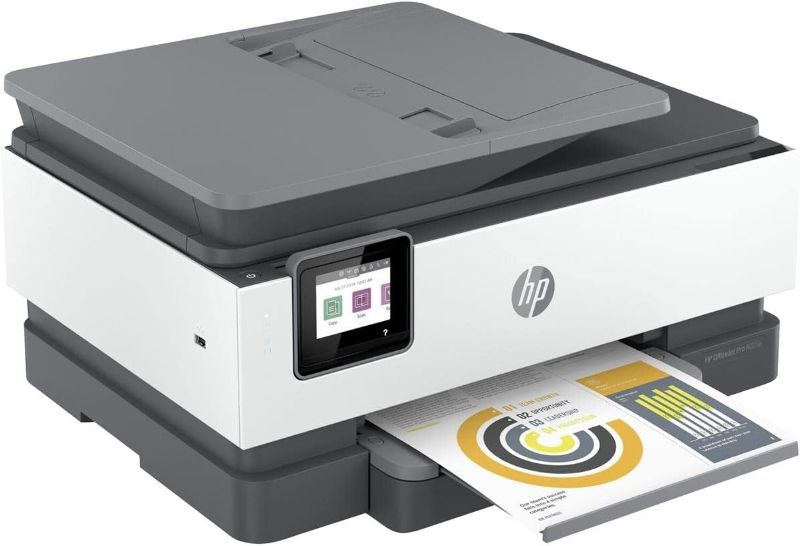 Photo 1 of HP OfficeJet Pro 8025e Wireless Color All-in-One Printer with bonus 6 free months Instant Ink with HP+ (1K7K3A) New version
