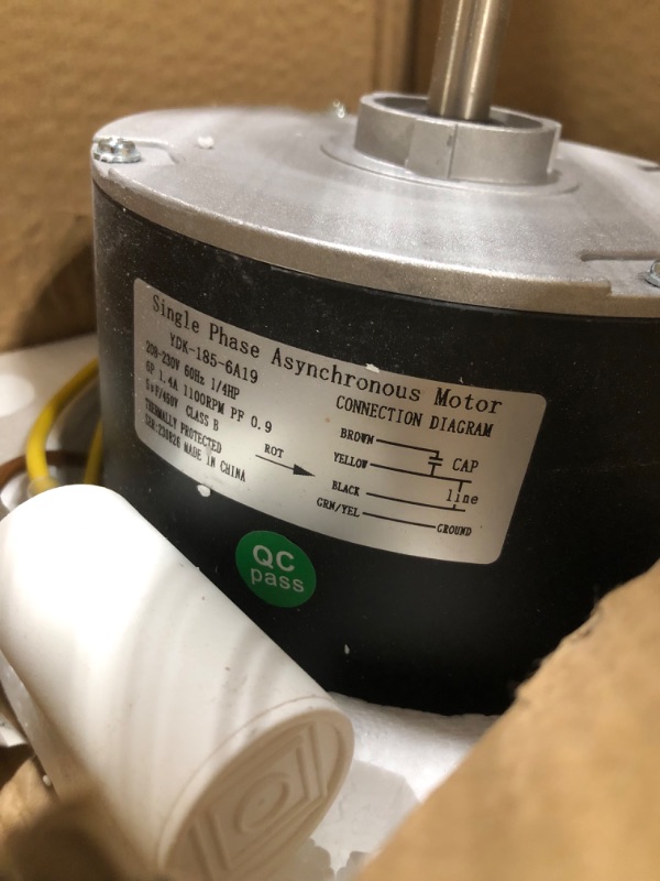 Photo 4 of 5KCP39EGS070S Condenser Motor,3905 1/4 HP, 208/230V Condenser Fan Motor,OEM Standard Upgraded Replacement Condenser Fan Motor Improve