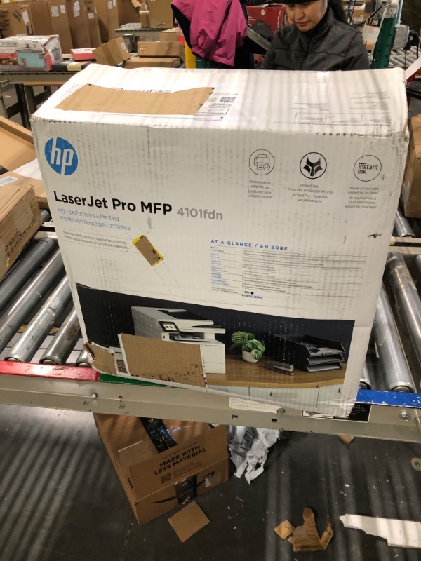 Photo 1 of ****** FOR PARTS **** HP LaserJet Pro MFP 4101fdn Black & White Printer with Fax