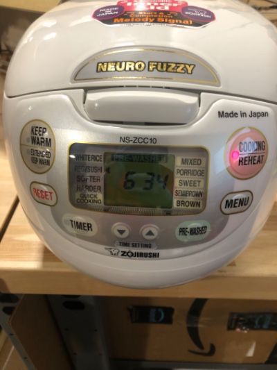 Photo 4 of Zojirushi, Made in Japan Neuro Fuzzy Rice Cooker, 5.5-Cup, Premium White