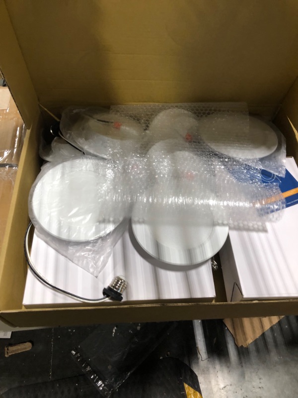 Photo 2 of Amico 5/6 inch 5CCT LED Recessed Lighting 20 Pack, Smooth Trim, Dimmable, IC & Damp Rated, 12.5W=100W, 950LM Can Lights, 2700K/3000K/4000K/5000K/6000K Selectable, Retrofit Installation - ETL & FCC