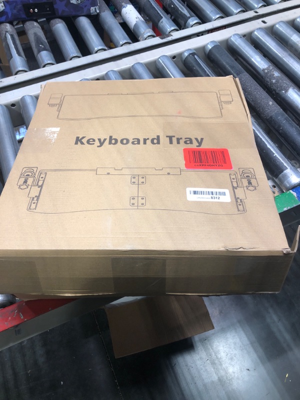 Photo 1 of LETIANPAI Keyboard Tray Under Desk,Pull Out Keyboard & Mouse Tray with Heavy-Duty C Clamp Mount,32(37 Including Clamps)x11.8 in Slide Out Platform Computer Drawer,Suitable for home work or office work