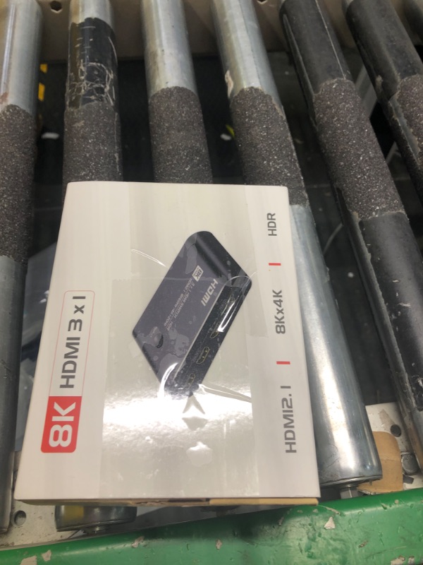 Photo 1 of HDMI 2.1 Switch 8K@60Hz, 4K@144Hz, 4K@120Hz, HDMI Switcher 3 in 1 Out, Aluminum Shell, Compatible with PS4/PS5, Xbox, Fire Stick, Apple TV, Roku, HD TV 8K 3 in 1 out