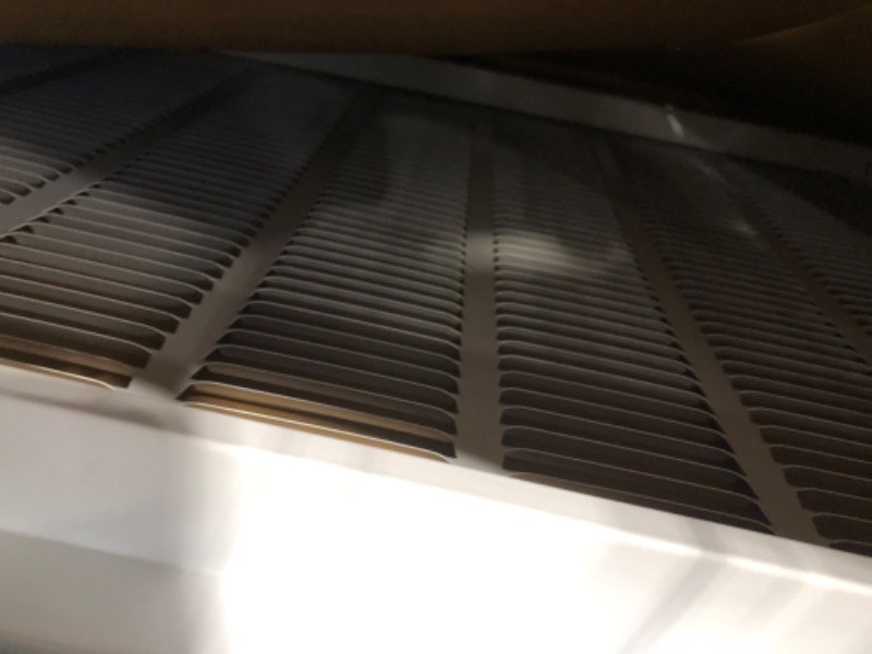 Photo 2 of 32" X 22" Steel Return Air Filter Grille for 1" Filter - Easy Plastic Tabs for Removable Face/Door - HVAC DUCT COVER - Flat Stamped Face -White [Outer Dimensions: 33.75w X 23.75h] 32 X 22