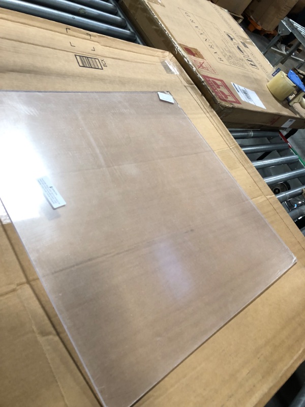Photo 1 of 24"x24" (1/4") Spectra Glass Clear Polycarbonate Sheet. UV Coating on Both Sides. Impact and Weather Resistant. DIY, Arts, Crafts, Window Replacement. Sizes are Nominal Cut Within +-1/8". Made in USA 24x24 1/4
