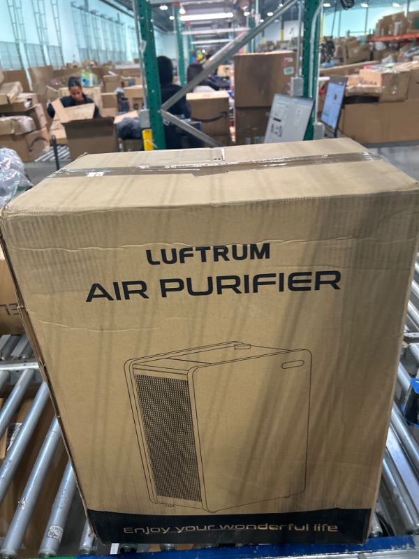 Photo 2 of Air Purifier for Large Room: True HEPA Air Filter for Allergies Pets Asthma Smoke Air Cleaner - 2608 Sq Ft Coverage Removes 99.9% of Pet Dander Dust Mold Odors Pollen Elegant white