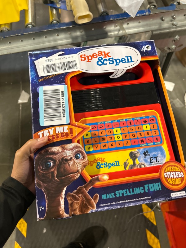 Photo 2 of Basic Fun Speak and Spell E.T. 40th Anniversary Edition Amazon Exclusive, 7-18 years