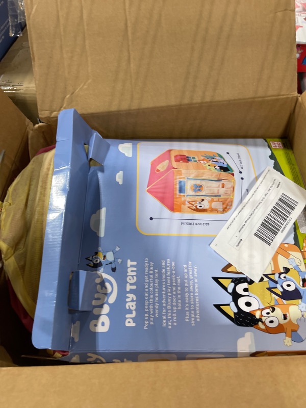 Photo 1 of Bluey - Pop 'N' Fun Play Tent - Pops Up in Seconds and Easy Storage, Multicolor