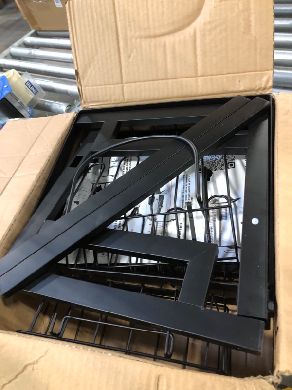 Photo 2 of ?Fit Sink 24"- 33" L? 2023 Version Adbiu Over Sink Dish Drying Rack (Expandable Dimension) Snap-On Design 2 Tier Large Kitchen Dish Rack Stainless Steel Counter Organization and Storage Black 23.5" - 32.5"(L) x 12"(W) x 19" - 22"(H)