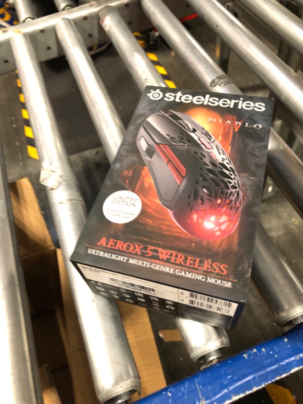 Photo 1 of Aerox 5 Wireless Diablo IV Edition:Ultra Lightweight Honeycomb Water Resistant Programmable RGB Gaming Mouse