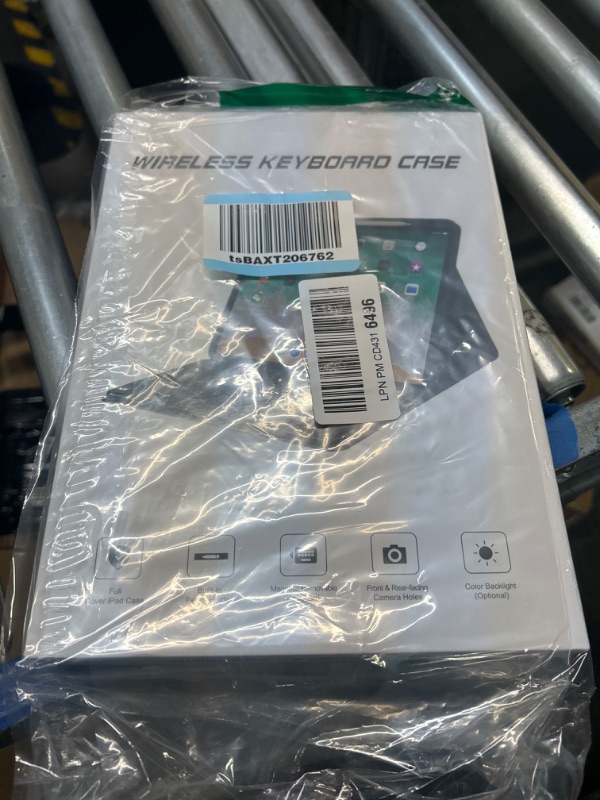 Photo 1 of iPad 9th/8th/7th Generation Keyboard Case 10.2 inch 2021/2020/2019, iPad Pro 10.5-inch Case with Keyboard,iPad Air 3 2019, 7 Color Backlit Removable Bluetooth Wireless Keyboard Folio Case(Purple) 10.2"/10.5" for iPad 7/8/9th/Air 3/Pro 10.5 Purple for 10.2