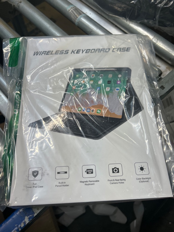 Photo 1 of iPad 9th/8th/7th Generation Keyboard Case 10.2 inch 2021/2020/2019, iPad Pro 10.5-inch Case with Keyboard,iPad Air 3 2019, 7 Color Backlit Removable Bluetooth Wireless Folio Case(Black) 10.2"/10.5" for iPad 7/8/9th/Air 3/Pro 10.5 Black for 10.2/10.5 Inche