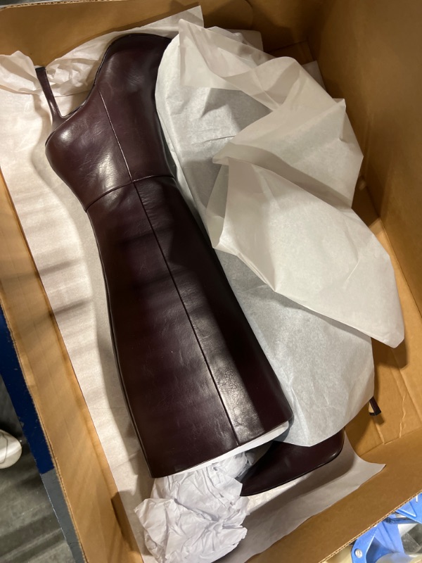 Photo 1 of The Drop Women's Gemini Tall Heeled Boot 8.5 Wine