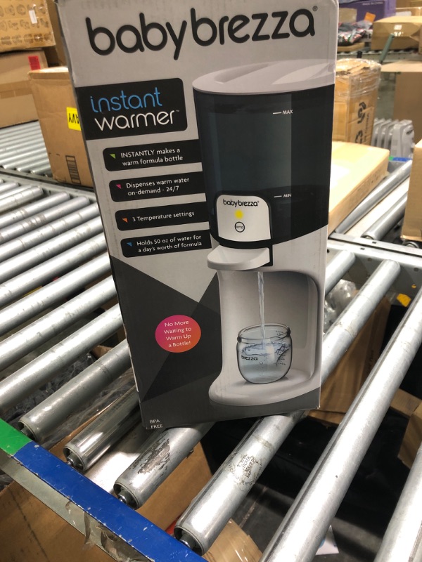 Photo 1 of Baby Brezza Instant Warmer – Instantly Dispense Warm Water at Perfect Baby Bottle Temperature - Traditional Baby Bottle Warmer Replacement - Fast Baby Formula Bottles 24/7 – 3 Temperatures